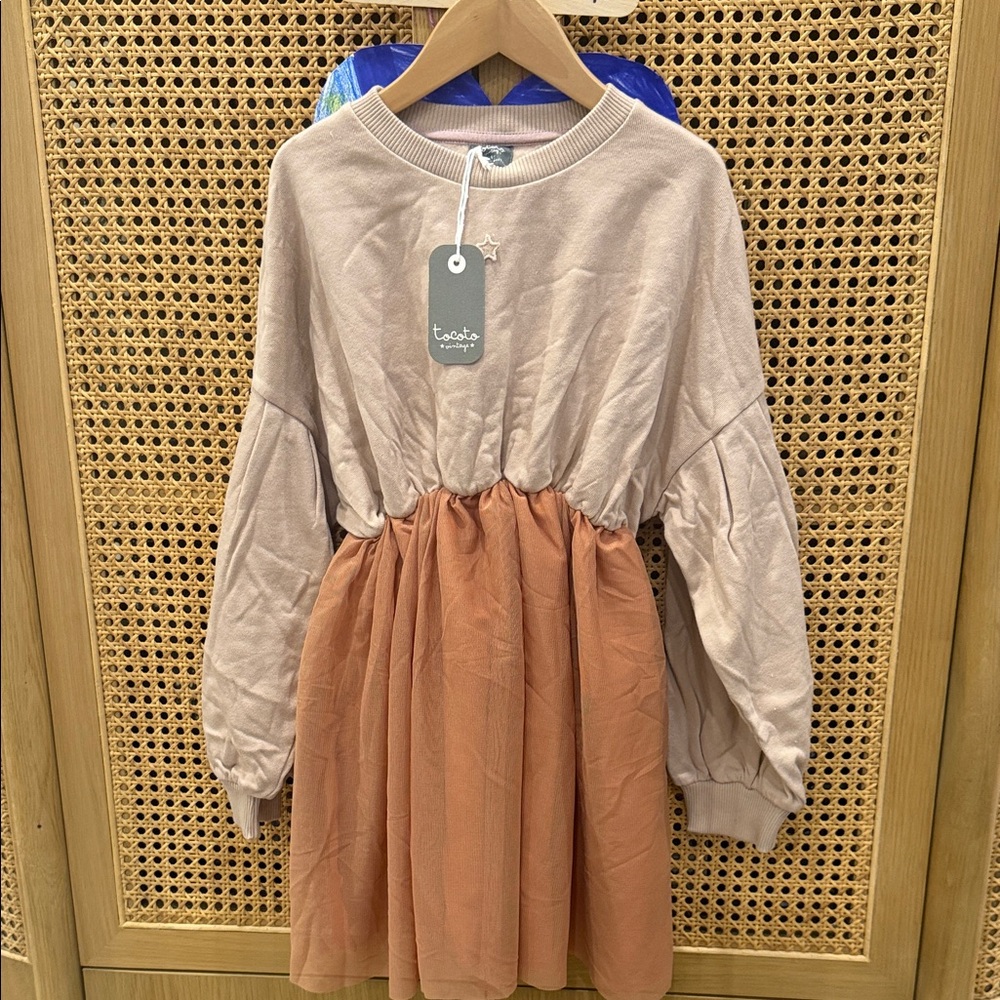 TOCOTO VINTAGE - Combo Tulle Dress NWT 6Y
